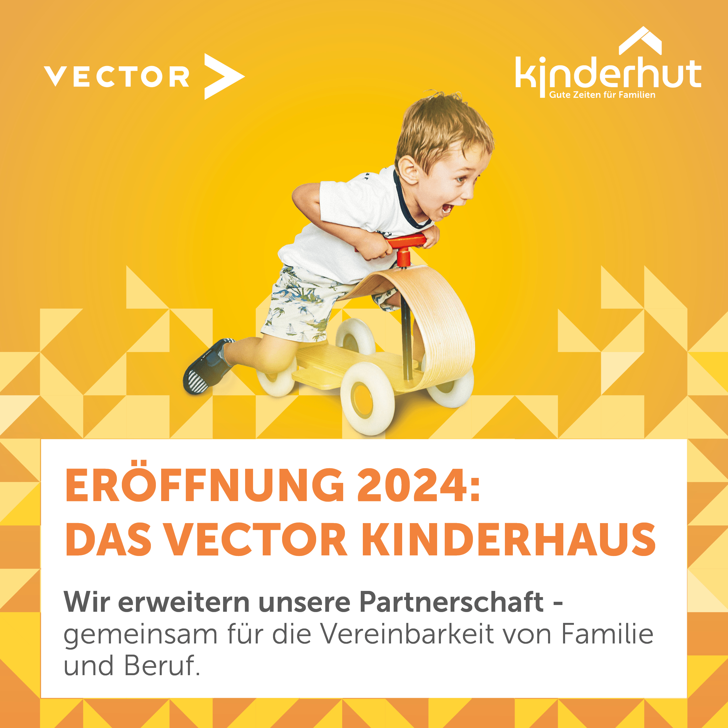 Kinderhut und Vector erweitern Partnerschaft am Standort Stuttgart