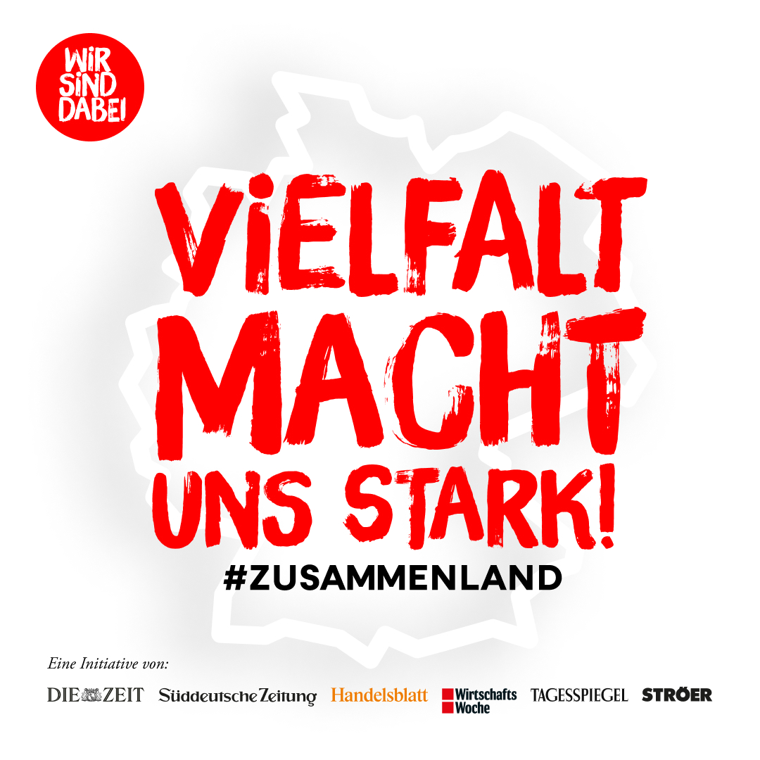 #Zusammenland – Vielfalt macht uns stark!